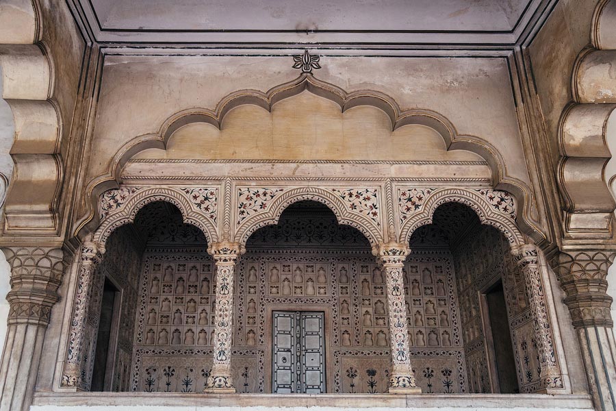 Красный форт, Агра, Индия Красный форт, Агра, Индия
